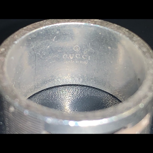 Silver Gucci ring size 7 - Picture 4 of 5